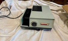 Hanimex Hanomat 1000 Slide Projector 35mm with Box Lens Magazine Vintage