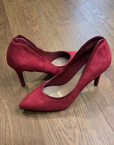 Impo pleated suede burgundy - impo,