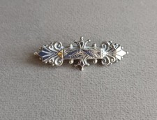 Antique Victorian Silver Sweetheart Brooch Adie & Lovekin Birmingham 1891