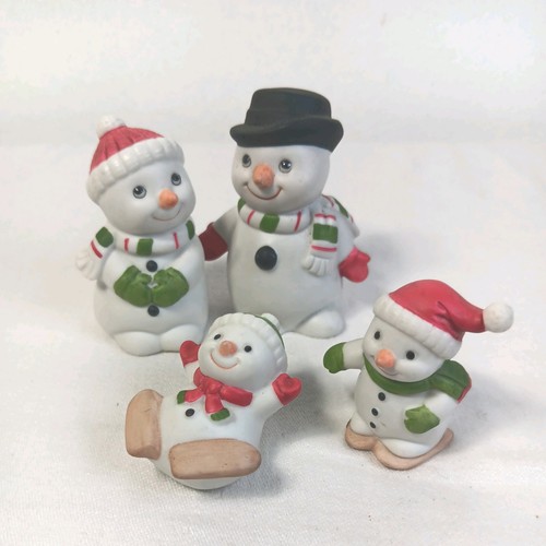 Adorable snowman family - adorable,