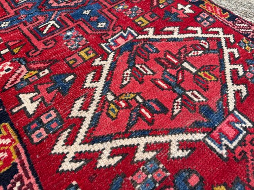 2x10 antique heriz runner rug - runner,