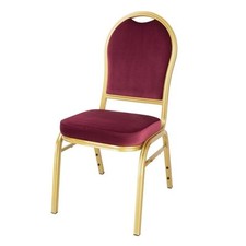 Bolero Regal Banqueting Chair Claret (Pack 4)