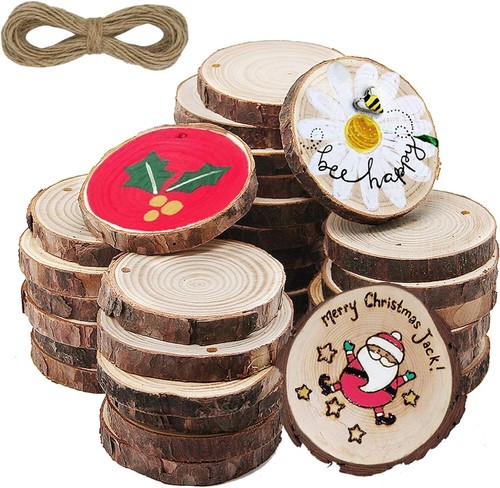 Wood slices round - wood, discs