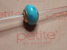 ** Genuine Lovelinks  PETITE RANGE * SEEING SPOTS AQUA Bead **