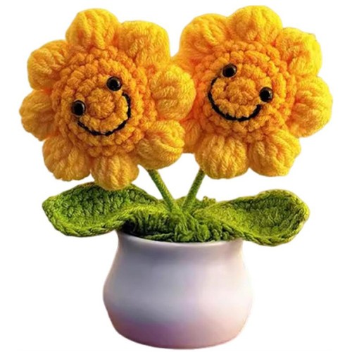 Sunflower crochet flower - sunflower,