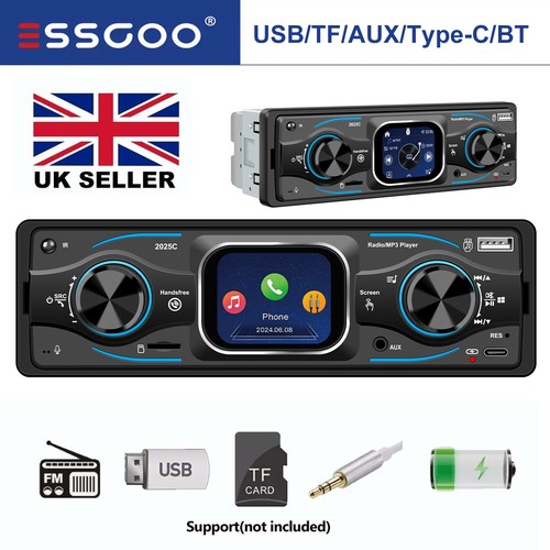 Single din radio bluetooth - 1,