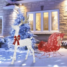 Lighted christmas decorations - lighted,