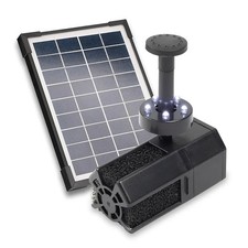 Blagdon Liberty Mains Free Solar Recharge Pond or Water Feature Pump with LED Li