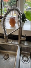 Gessi Oxygene Finox Brushed Steel Sink Mixer Tap 29801149