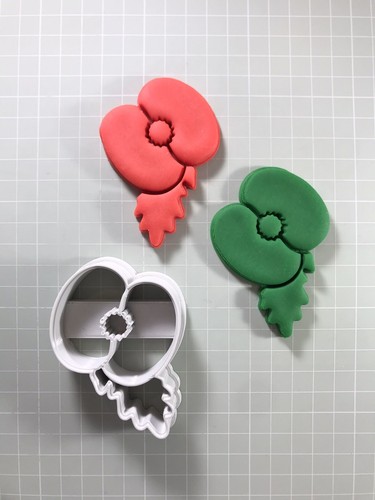 Poppy fondant pastry - pastry, cookie