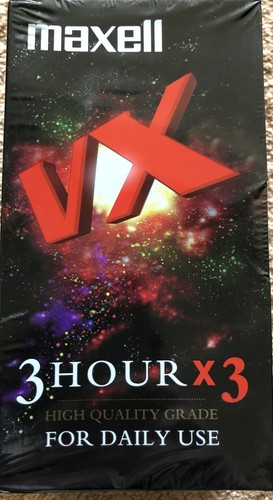 Maxell blank video vhs tapes - maxell,