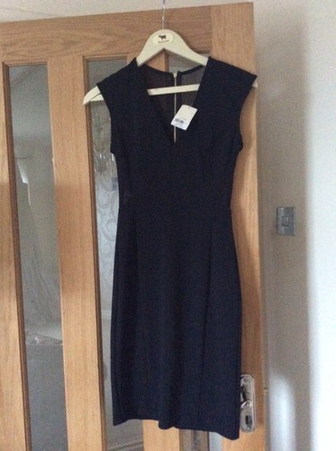 Black fitted dress - dress, miss