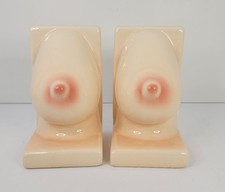 Vintage Boob Bookends Novelty