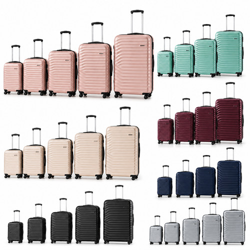 Set hard shell suitcases - of,