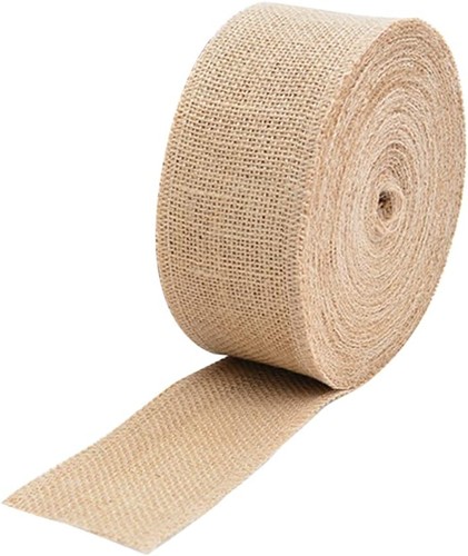 4cmx10m hessian ribbon natural - 4cmx10m,