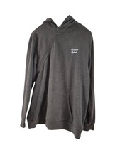 Men Lee Cooper Original Vintage Hoodie Sweatshirt Zip And Hood Zip XL Brown 