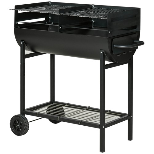 Outsunny trolley charcoal - outsunny,