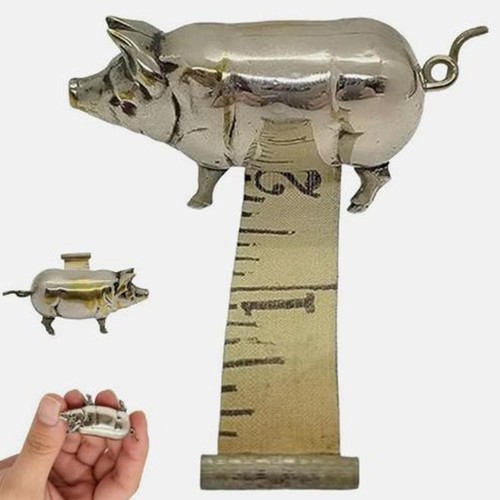 Vintage pig for mini - vintage, tape