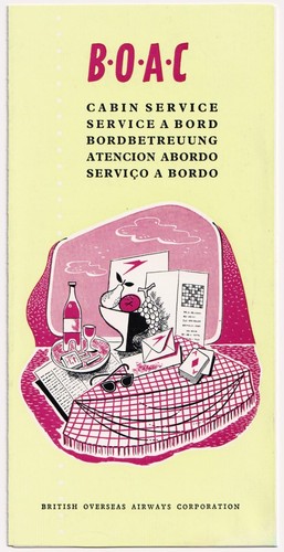 Vintage boac cabin service - vintage,
