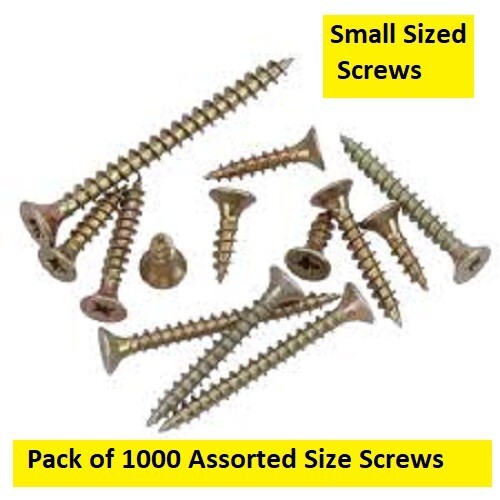 Screws mixed 1000 - mixed, pack