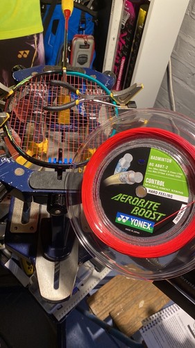 Badminton racket restring - badminton,
