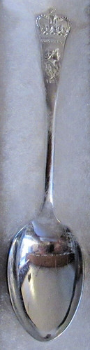582 silver plated tea spoon - #582),