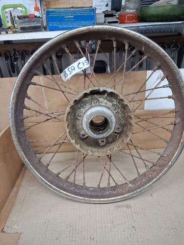 Bsa c15 rear wheel - wheel, rim