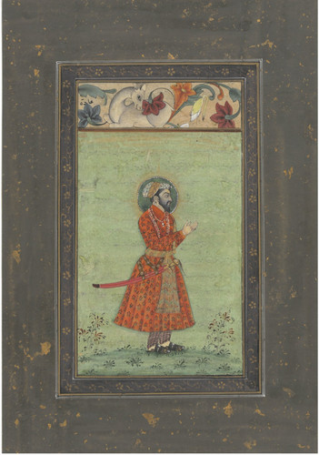 Indian mughal portrait - indian,