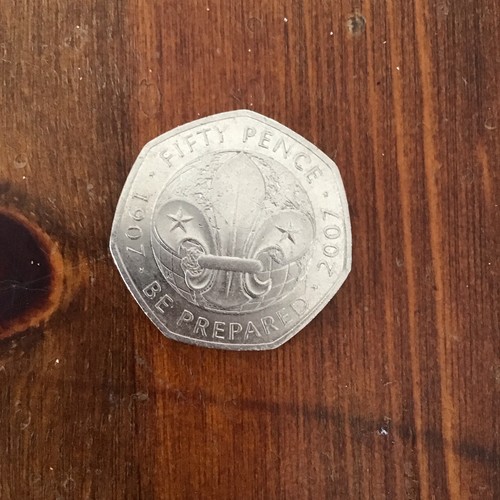 Scouts prepared 50p - prepared',