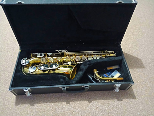 Boosey hawkes saxophone with - &,