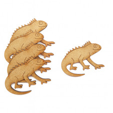 Iguana MDF Craft Shapes
