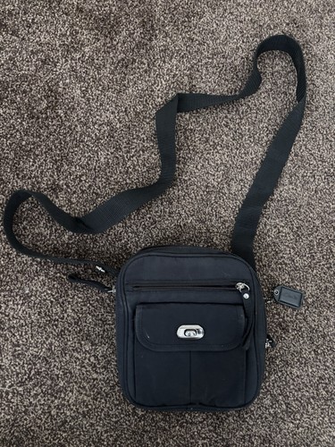 Clarks black multi pocket - black,