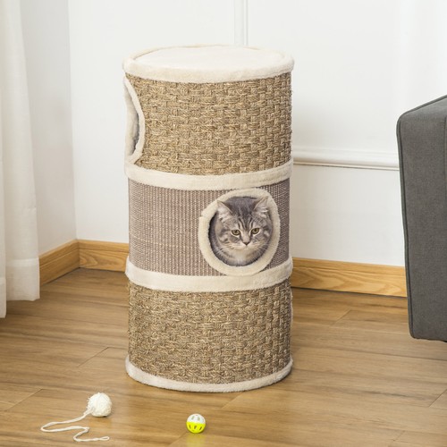 Cat scratching barrel sisal - cat,