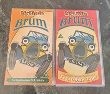 MY LITTLE BRUM 2 x VHS Video