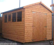 12x8 WOODEN WORKSHOP GARAGE