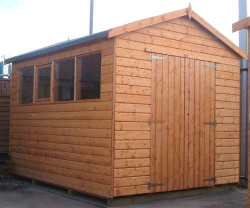 12x8 wooden workshop garage - workshop,