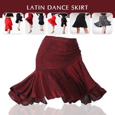 Latin Skirt Ballroom Tango Rumba Dance Dress Wrap Dancewear Costume Women's
