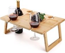 Bamboo Charcuterie Board Table