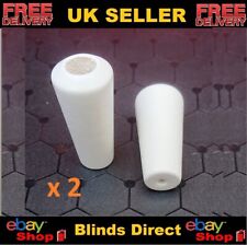 2 x Wooden Tassel Blinds Curtains Bathroom Toilet Pull Cord Handle Light Switchv