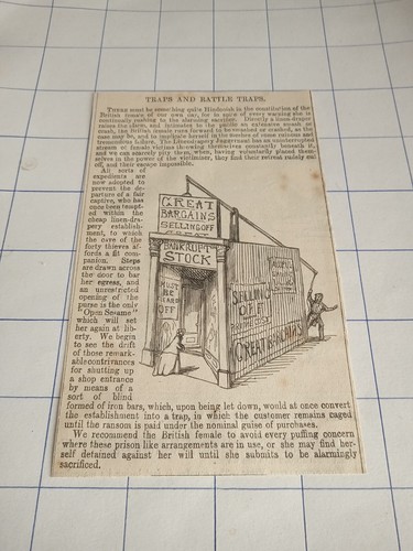 Traps and rattle - a, shop