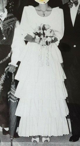 1983 vintage lace wedding - 1983,