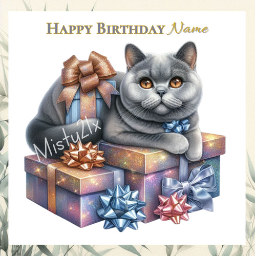 Personalised british shorthair - personalised,