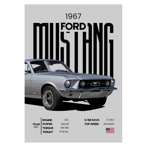 1967 ford mustang classic - mustang,