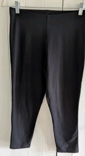Size black crop leggings - black,