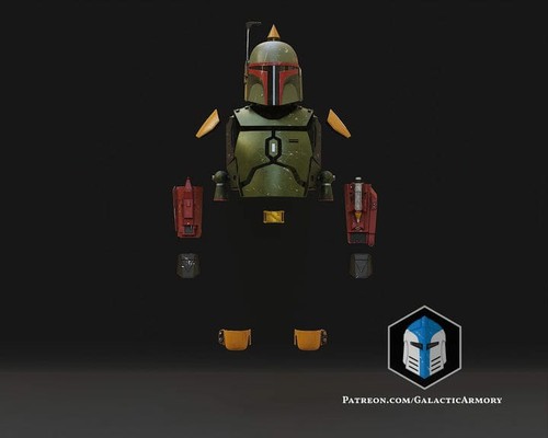 Star wara boba fett armour - star,