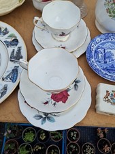 A Pair Of royal Albert Sweet Romance Trios