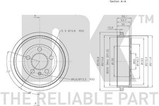 Genuine NK Rear Left Brake