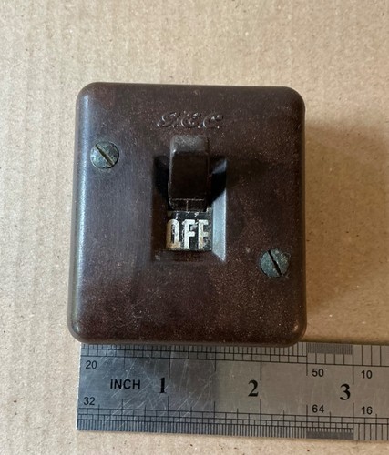 Vintage brown bakelite - vintage,