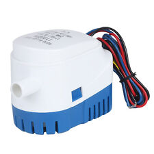 12V/1100GPH Automatic Submersible Boat Bilge Water Pump with Auto Float Switch