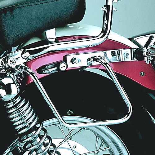 Rear pannier bracket chrome - pannier,